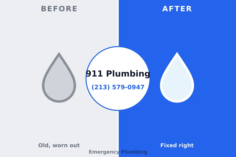 Before and after: plumbing company Summerville, SC